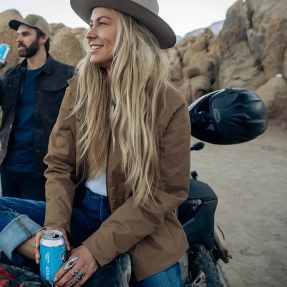 Kuhl Women’s Canvas GENERATR FLANNEL LINED jacket Womens medium - Picture 1 of 13